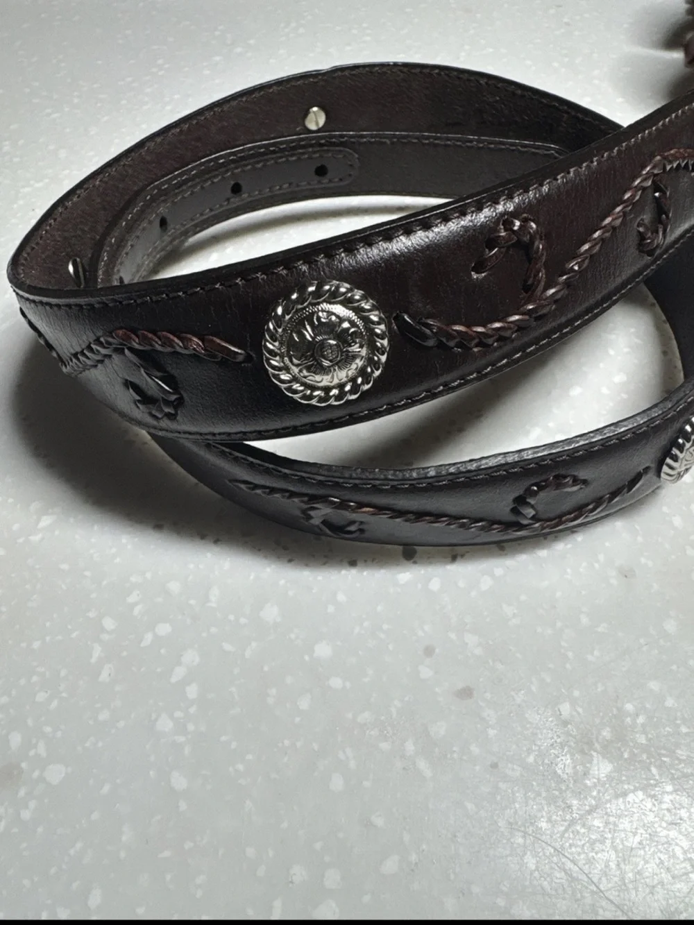 Wrangler Genuine Leather, Vintage, western belt women Size Small New With Tags